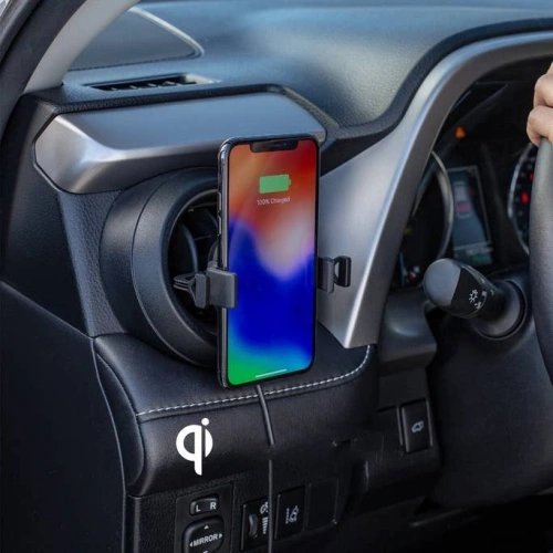 Kup Autós tartó vezeték nélküli töltővel Mophie Charge Stream Vent Mount szellőzőrácsra. - MPH029 - {ean13} - Sklep Home Screen
