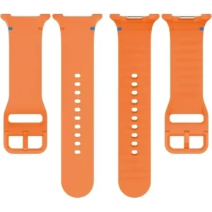 Silikonowy pasek Bizon Strap Watch Silicone G do Samsung Galaxy Watch 8 / 8 Classic pomarańczowy