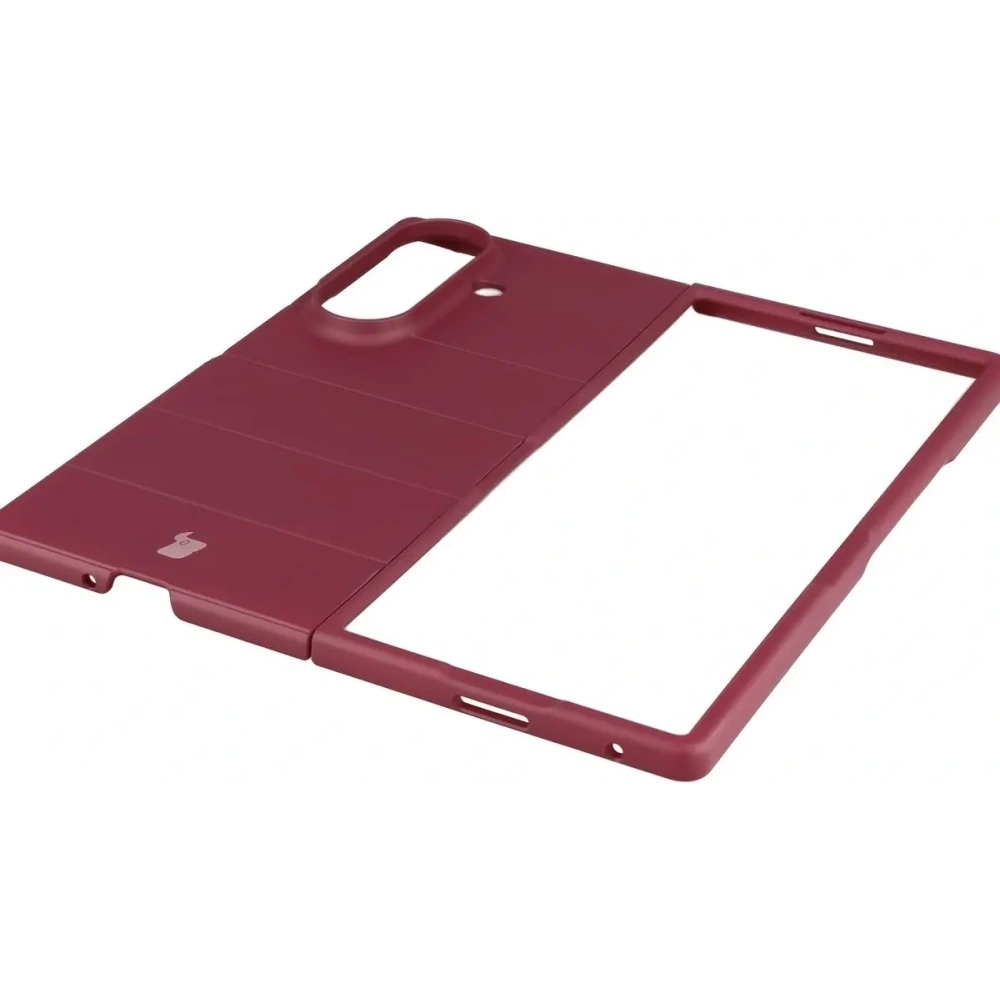 Pancerne etui Bizon Case Tur do Samsung Galaxy Z Fold7 burgundowe