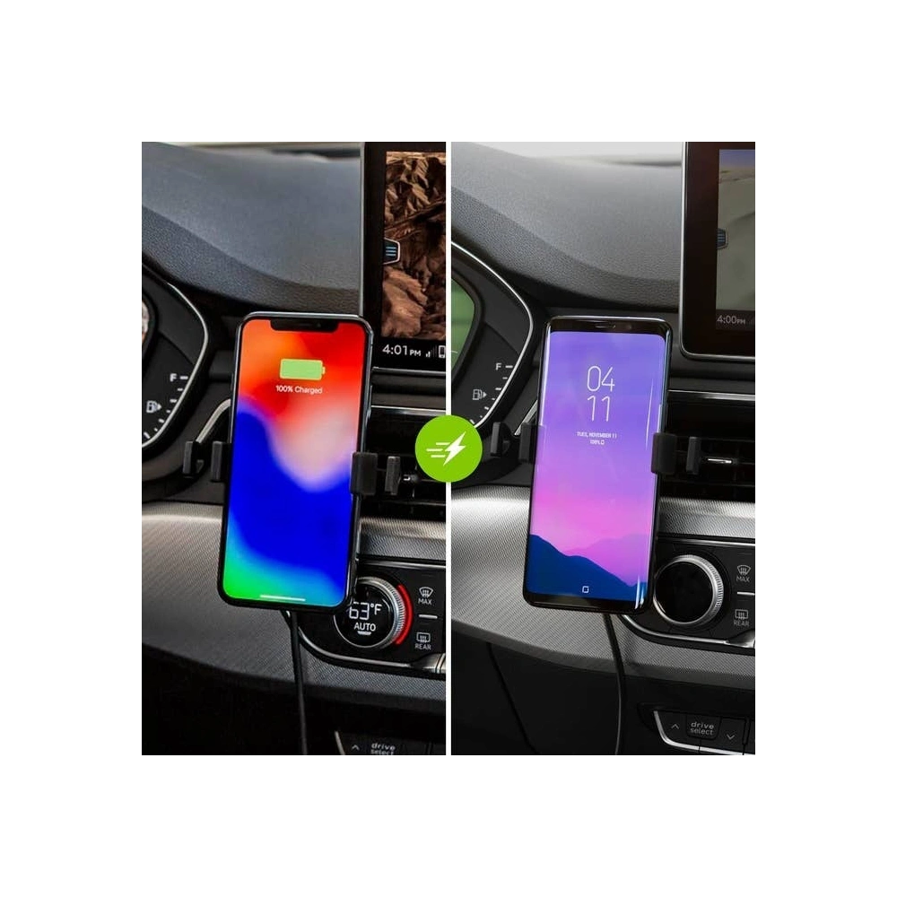 Uchwyt samochodowy z ładowarka bezprzewodową Mophie Charge Stream Vent Mount do kratki nawiewu