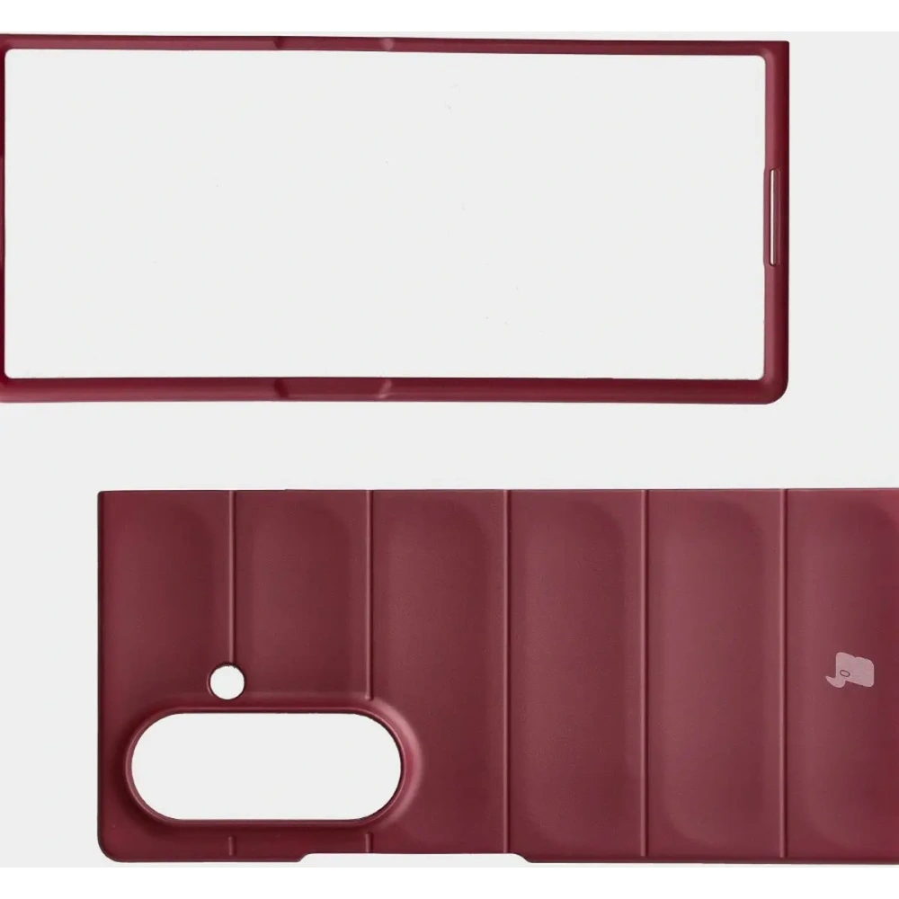 Pancerne etui Bizon Case Tur do Samsung Galaxy Z Fold7 burgundowe