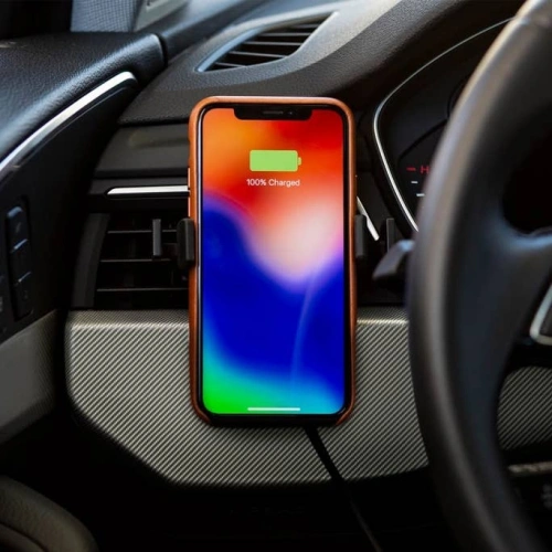 Kup Autós tartó vezeték nélküli töltővel Mophie Charge Stream Vent Mount szellőzőrácsra. - MPH029 - {ean13} - Sklep Home Screen