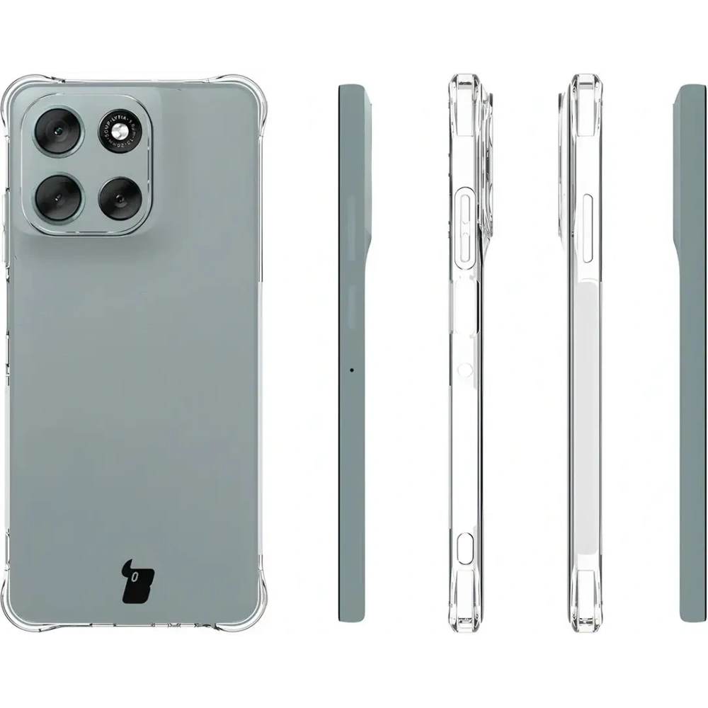 Elastyczne etui Bizon Case Salpa do Motorola Moto G56 5G przezroczyste