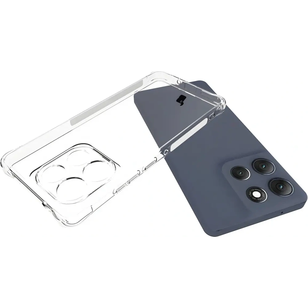 Elastyczne etui Bizon Case Salpa do Motorola Moto G86 Power 5G przezroczyste