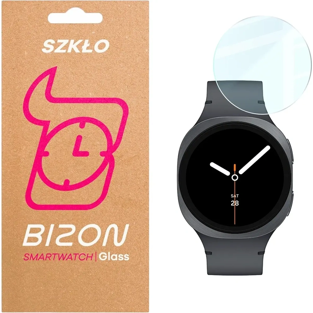 Szkło hartowane na ekran Bizon Glass Watch Clear do Samsung Galaxy Watch 8 40 mm