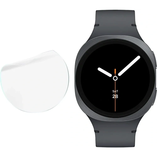Folia hydrożelowa na ekran Bizon Glass Watch Hydrogel do Samsung Galaxy Watch 8 40 mm [2 PACK]