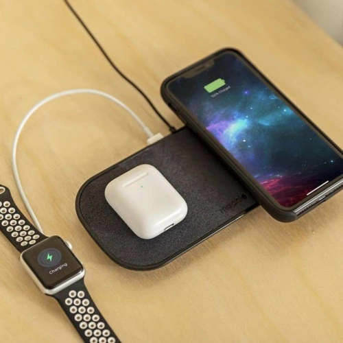 Kup Încărcător wireless Mophie Dual Wireless Charging Pad Apple/Samsung Fast Charge (10W) - MPH030 - {ean13} - Sklep Home Screen