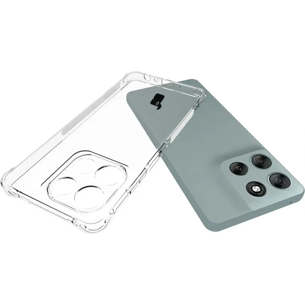 Elastyczne etui + 2x szkło hartowane Bizon Case Clear Pack do Motorola Moto G56 5G