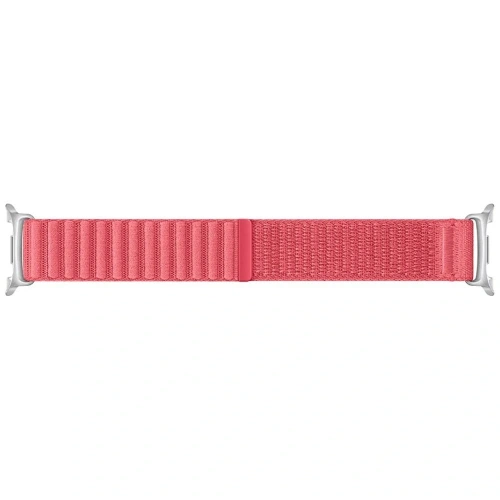 Pasek Samsung Fabric do Galaxy Watch8 / Watch8 Classic (S/M) coralred