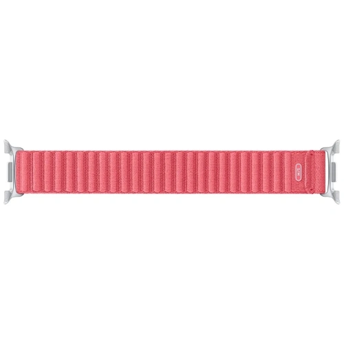 Pasek Samsung Fabric do Galaxy Watch8 / Watch8 Classic (S/M) coralred
