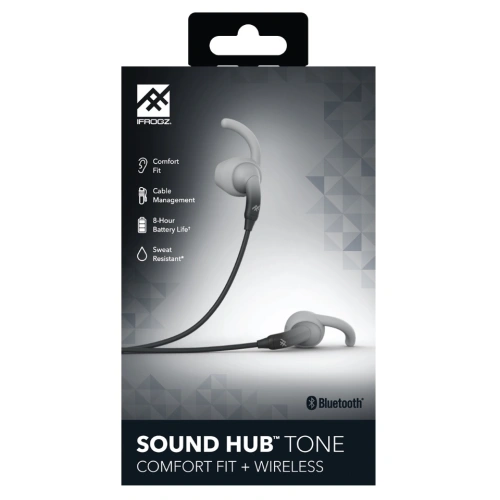 Kup iFrogz Kabellose In-Ear-Kopfhörer Earbuds Hub Tone (schwarz/grau) - IFG015BLKGRY - {ean13} - Sklep Home Screen