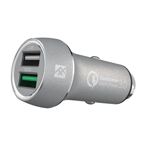 Kup Încărcător auto iFrogz Unique Sync 2x USB 2.4A & 3.0A (argintiu) - IFG016SLV - {ean13} - Sklep Home Screen