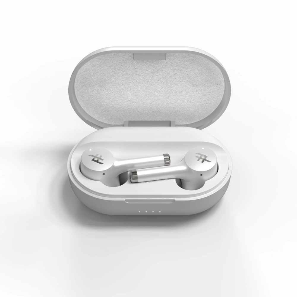 Bezprzewodowe słuchawki dokanałowe + etui ładujące iFrogz Airtime Pro (białe)