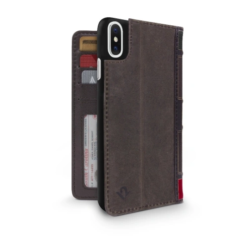 Kup Etui Twelve South BookBook Apple iPhone X/XS (barna) 12-1734 - TSH012BR - {ean13} - Sklep Home Screen