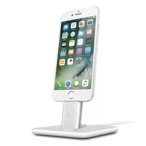 Kup Podstawka Twelve South HiRise Deluxe 2 z zestawem kabli do iPhone, iPad i smartfonów (srebrna) 12-1626 - TSH021SLV - {ean13} - Sklep Home Screen