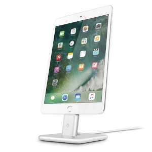 Kup Podstawka Twelve South HiRise Deluxe 2 z zestawem kabli do iPhone, iPad i smartfonów (srebrna) 12-1626 - TSH021SLV - {ean13} - Sklep Home Screen