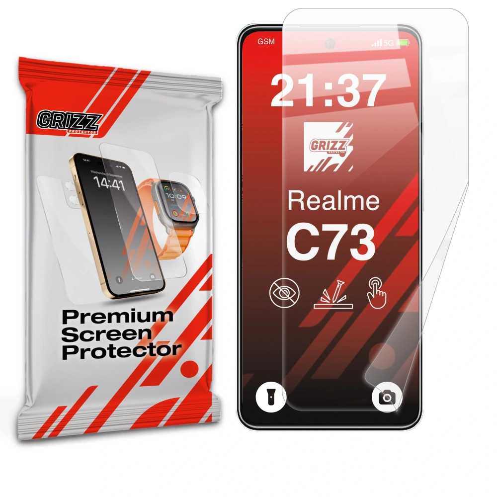 Folia ceramiczna GrizzGlass CeramicFilm do Realme C73 5G