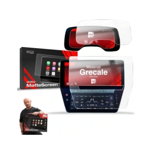 Folia matowa GrizzGlass CarDisplay Protection do Maserati Grecale (2023-2025) [2w1] 