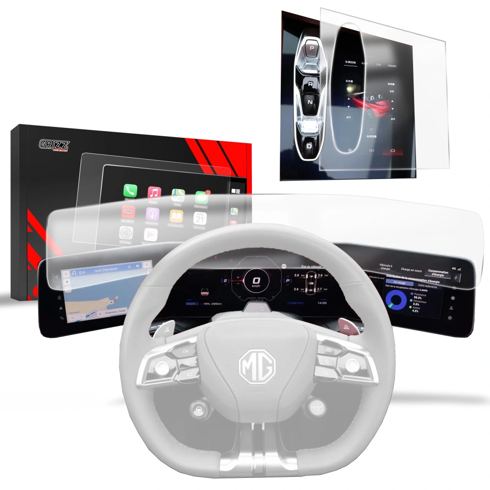 Folia matowa GrizzGlass CarDisplay Protection do MG Cyberster (2025) [2w1] 