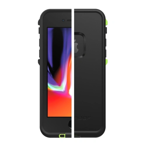 Kup Husă impermeabilă Lifeproof FRE pentru Apple iPhone 7/8 (negru-verde) - LPR024BLKGRN - {ean13} - Sklep Home Screen