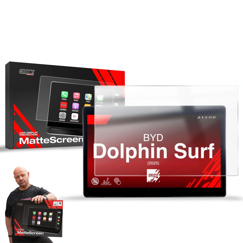 Folia matowa GrizzGlass CarDisplay Protection do BYD Dolphin Surf (2025)