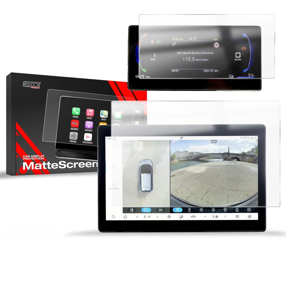 Folia matowa GrizzGlass CarDisplay Protection do BYD Dolphin Surf (2025) [2w1] 