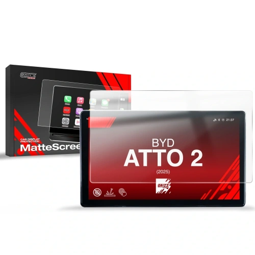 Folia matowa GrizzGlass CarDisplay Protection do BYD ATTO 2 (2025)