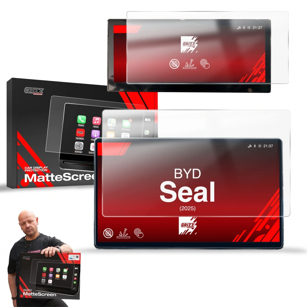 Folia matowa GrizzGlass CarDisplay Protection do BYD Seal (2025) [2w1] 