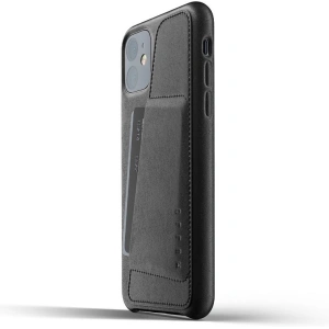 Kup Etui Mujjo Full Leather Wallet Case Apple iPhone 11 (czarne) - MUJ005BLK - {ean13} - Sklep Home Screen