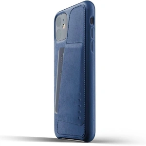 Kup Etui Mujjo Full Leather Wallet Case Apple iPhone 11 (niebieskie) - MUJ006BLU - {ean13} - Sklep Home Screen