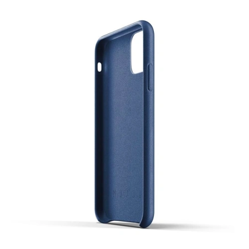 Kup Etui Mujjo Full Leather Wallet Case Apple iPhone 11 (albastru) - MUJ006BLU - {ean13} - Sklep Home Screen