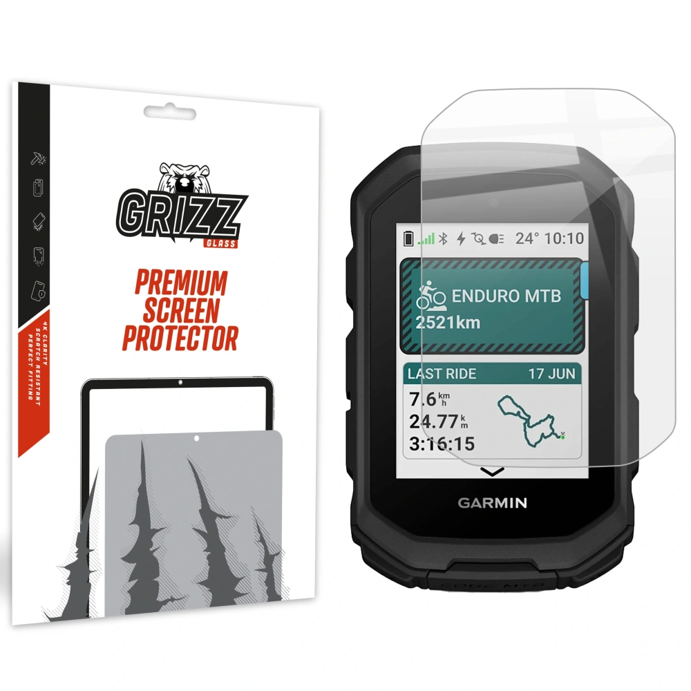 Szkło hybrydowe GrizzGlass HybridGlass do Garmin Edge MTB