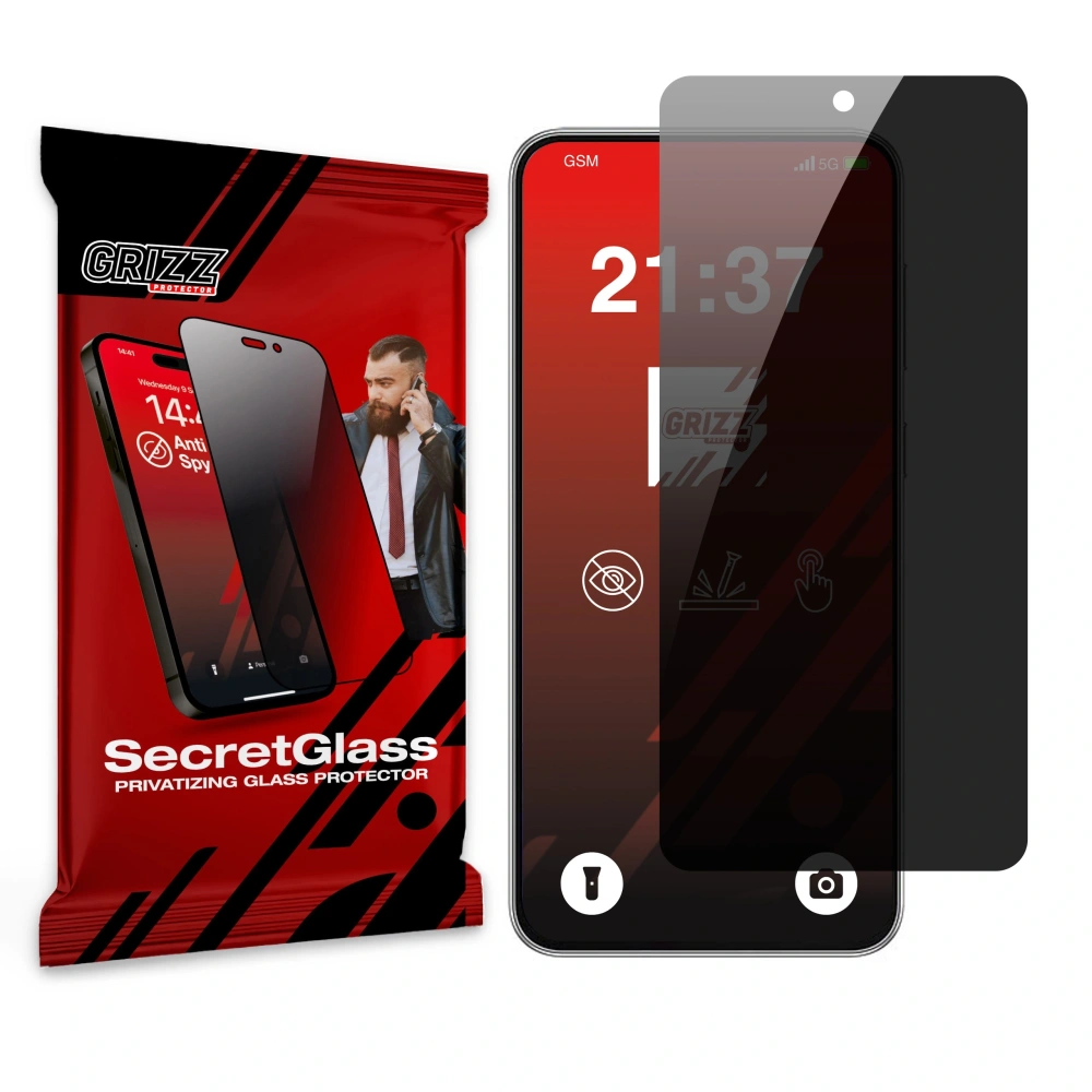 Matowe szkło prywatyzujące GrizzGlass SecretGlass do Samsung Galaxy F56