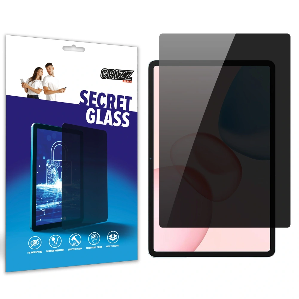 Matowe szkło prywatyzujące GrizzGlass SecretGlass do Honor Pad 10