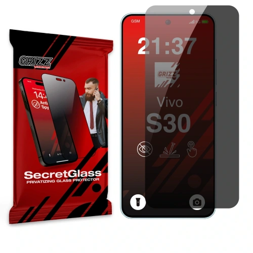 Matowe szkło prywatyzujące GrizzGlass SecretGlass do Vivo S30