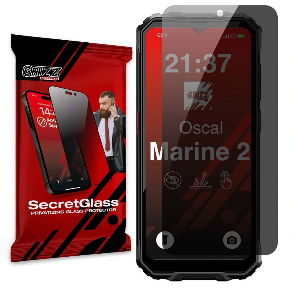 Matowe szkło prywatyzujące GrizzGlass SecretGlass do Oscal Marine 2