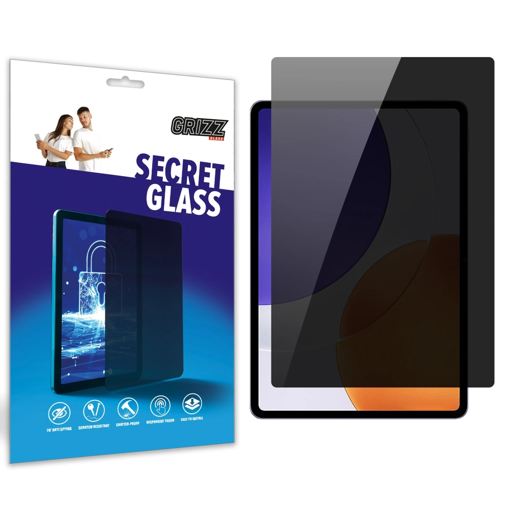 Matowe szkło prywatyzujące GrizzGlass SecretGlass do Xiaomi Pad 7S Pro 12,5"