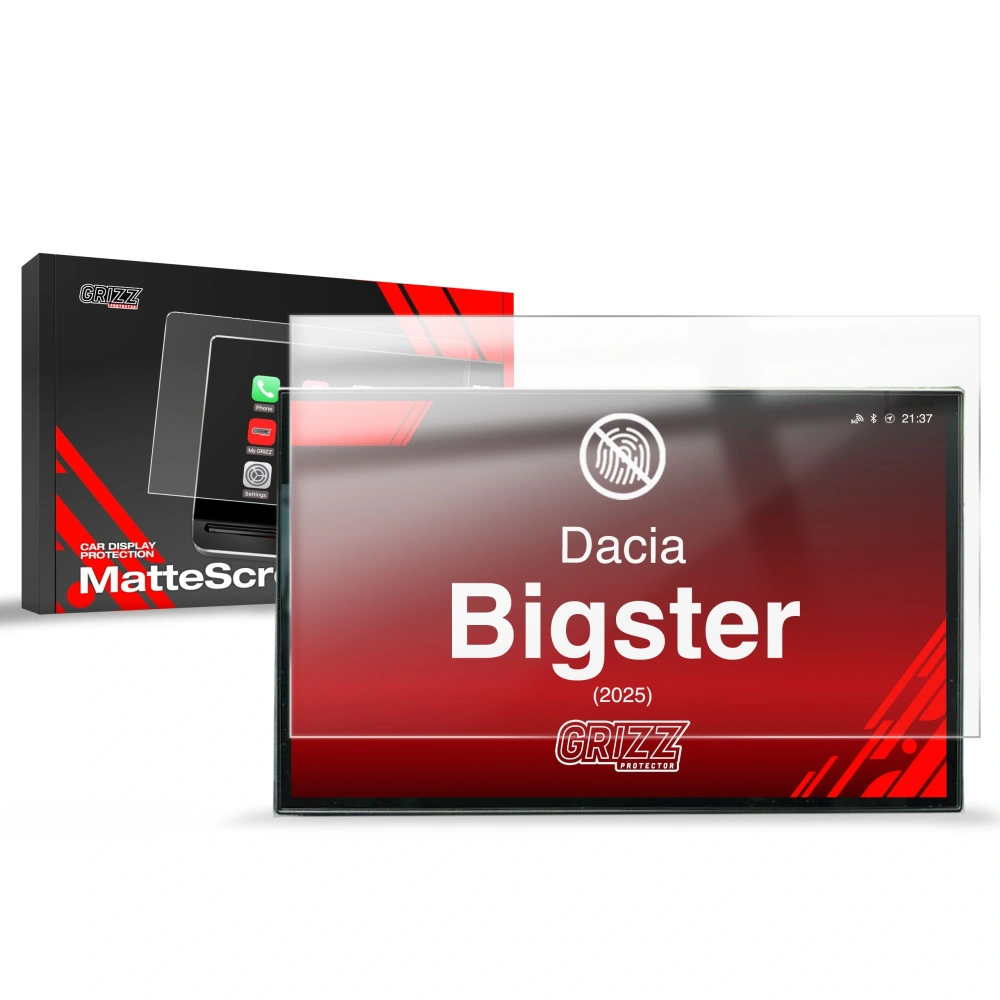 Folia matowa GrizzGlass CarDisplay Protection do Dacia Bigster 10" (2025)