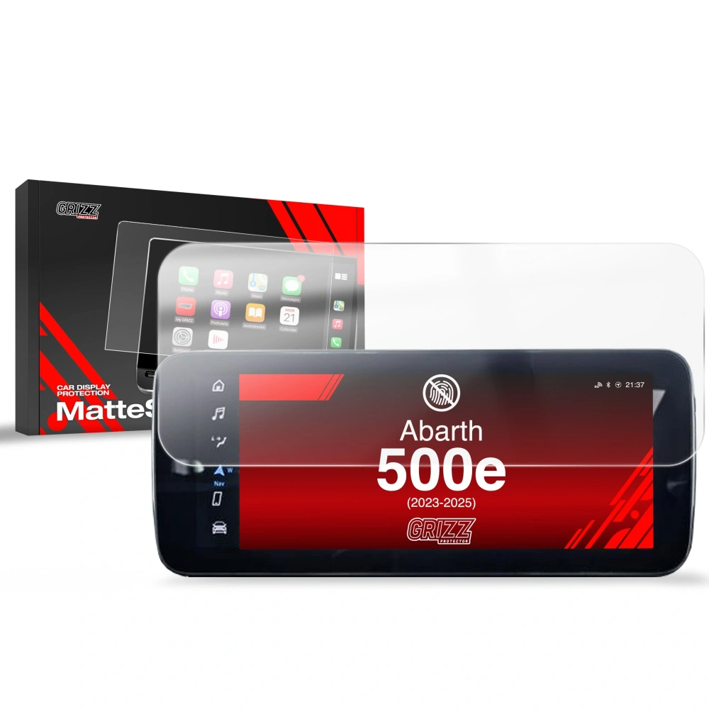 Folia matowa GrizzGlass CarDisplay Protection do Abarth 500e 12,3" (2023-2025)