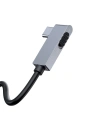 Kup Adaptér 6w1 Baseus Bend Angle, Hub USB-C 2x USB 3.0 + HDMI 4K + microSD + USB-C PD + mini jack 3,5mm (šedý) - BSU1543GRY - {ean13} - Sklep Home Screen