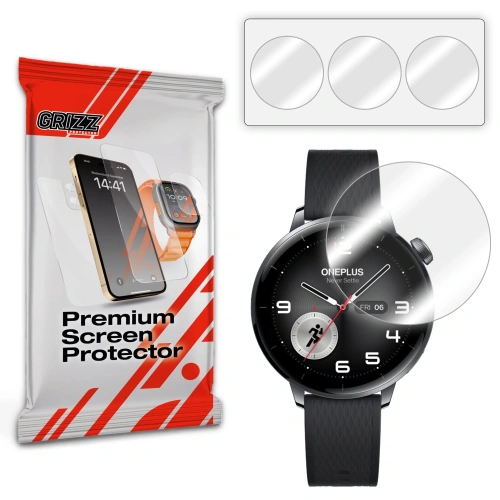 Folia hydrożelowa GrizzGlass Hydrofilm do OnePlus Watch 3 43mm