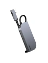 Kup Adaptér 6w1 Baseus Bend Angle, Hub USB-C 2x USB 3.0 + HDMI 4K + microSD + USB-C PD + mini jack 3,5mm (šedý) - BSU1543GRY - {ean13} - Sklep Home Screen