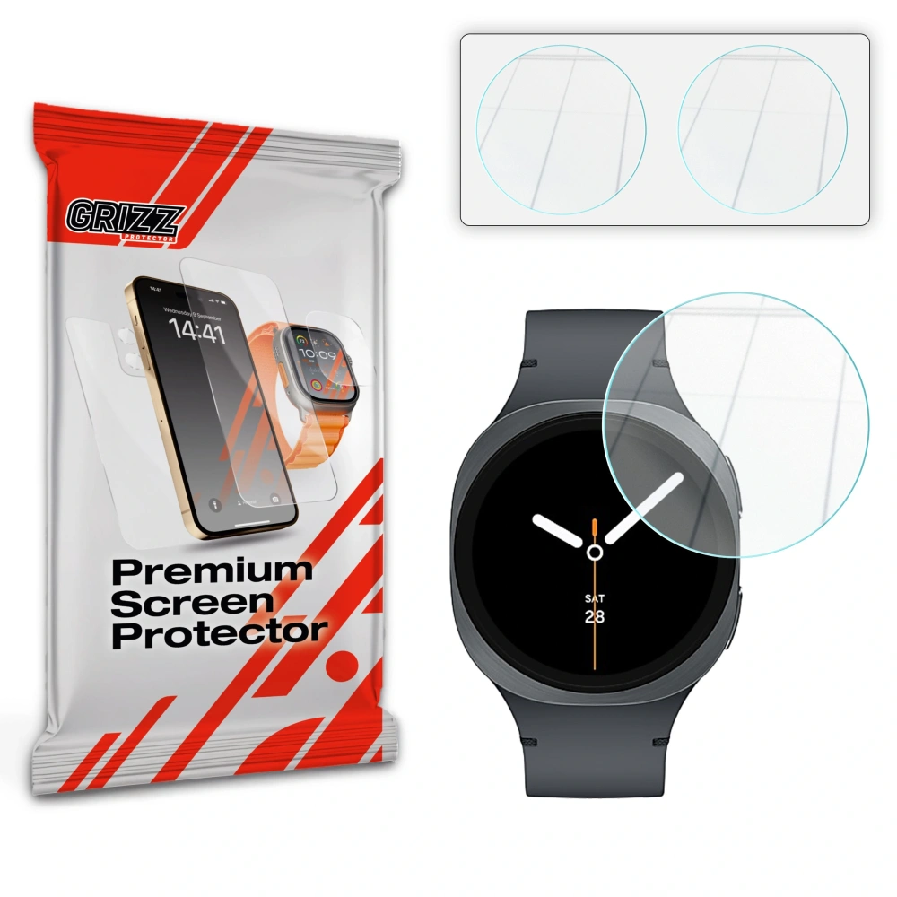 Szkło hybrydowe GrizzGlass HybridGlass do Samsung Galaxy Watch 8 40mm