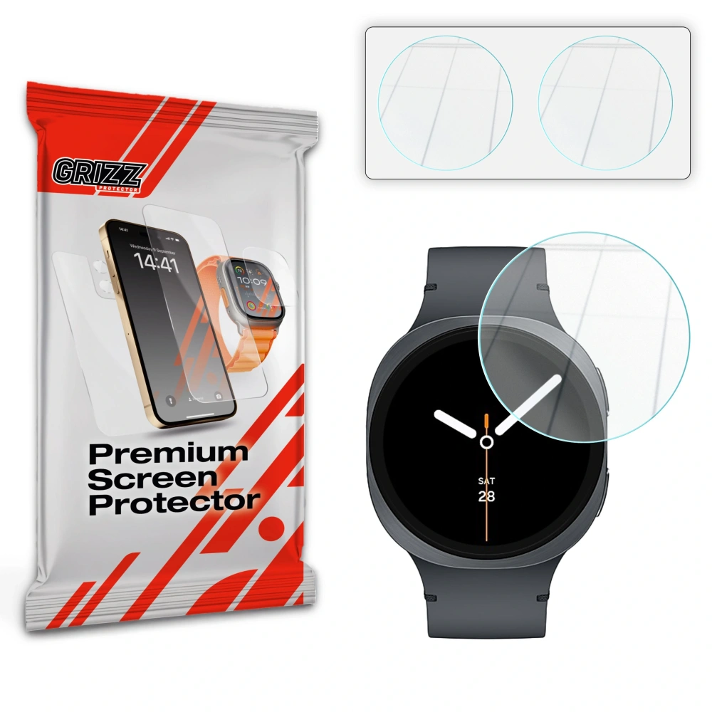 Szkło hybrydowe GrizzGlass HybridGlass do Samsung Galaxy Watch 8 44mm