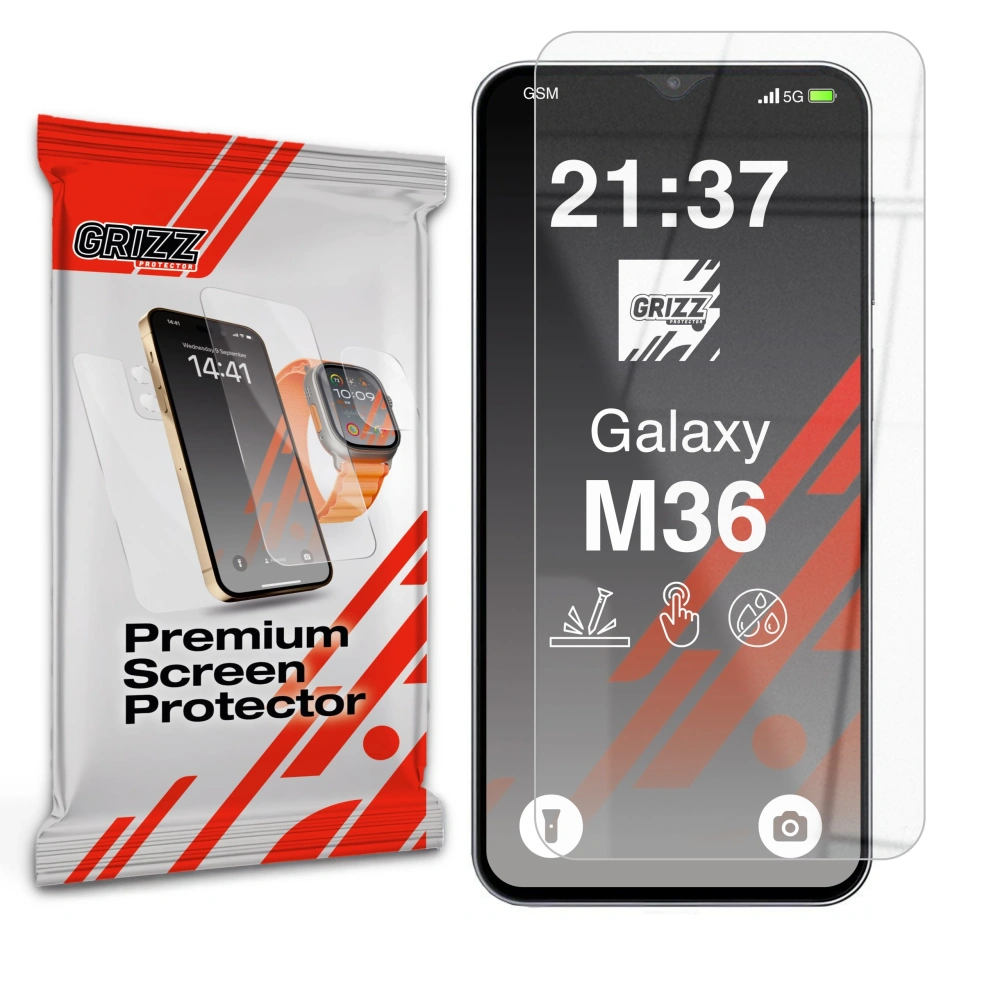 Szkło hybrydowe GrizzGlass HybridGlass do Samsung Galaxy M36