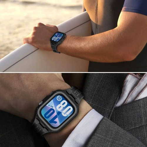 Pasek Tech-Protect Armour do Huawei Watch Fit 3 / 4 / 4 Pro Black