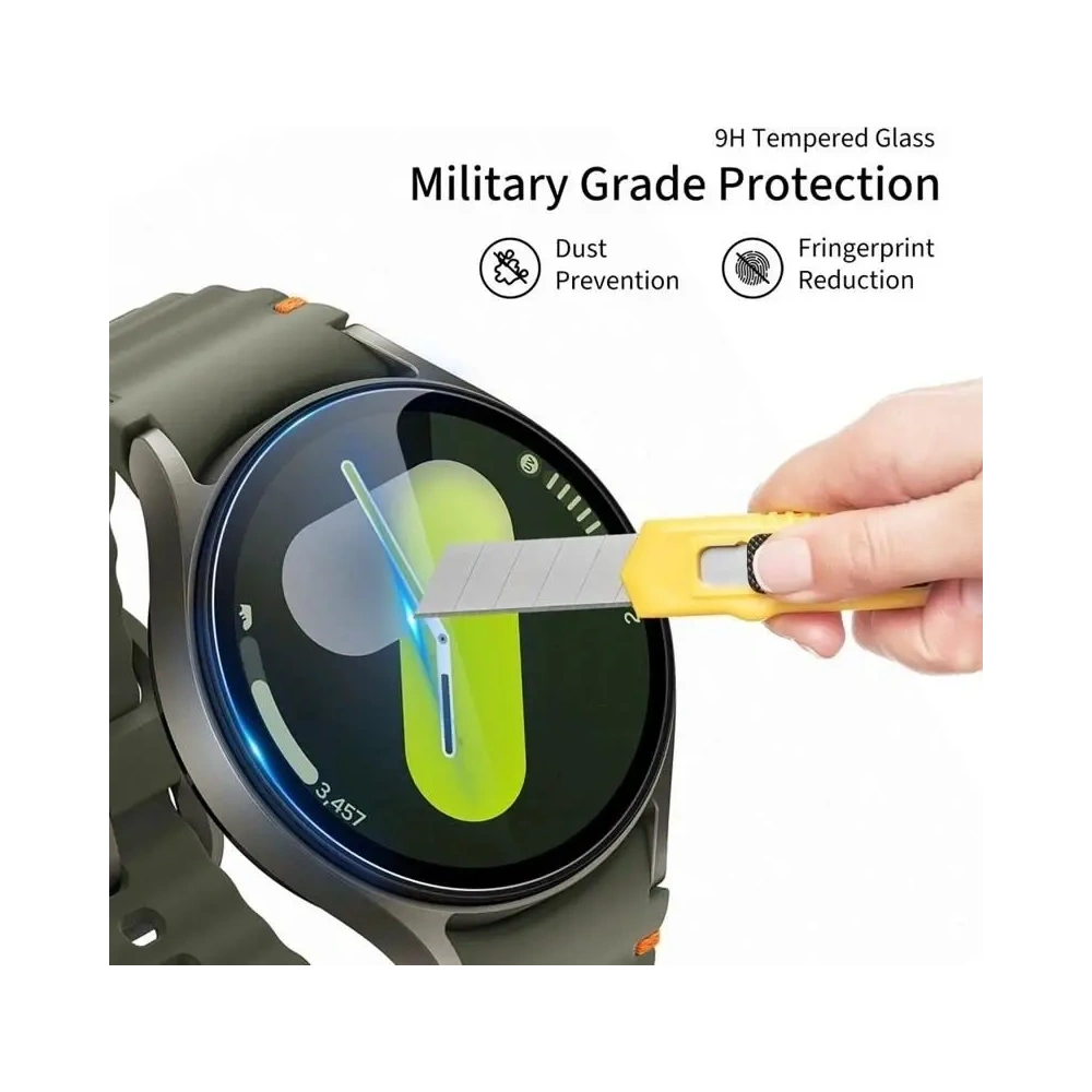Szkło hartowane Tech-Protect Glass Fit+ do Samsung Galaxy Watch 8 44mm Clear [2 PACK]