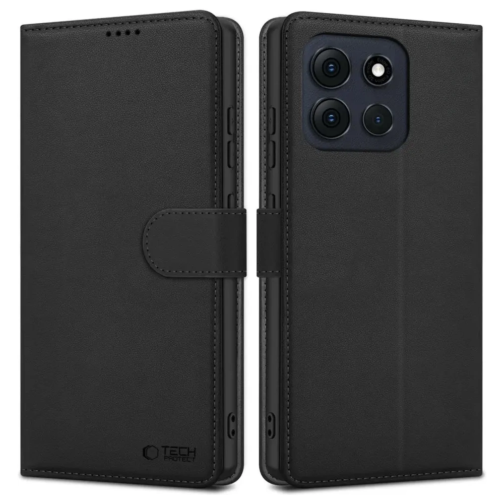 Etui z klapką Tech-Protect Wallet do Motorola Moto G86 5G / G86 Power 5G Black