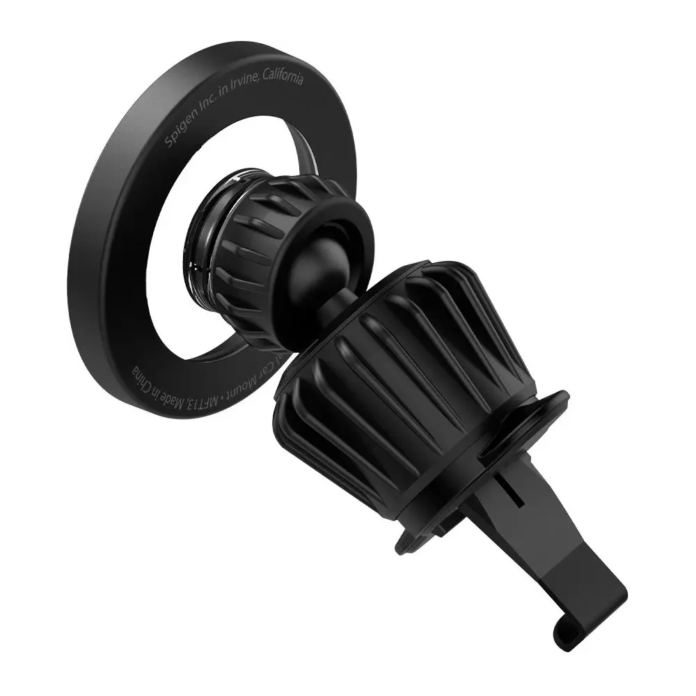 Uchwyt samochodowy na kokpit / do kratki Spigen MFT13 Magnetic MagSafe Dashboard & Vent Car Mount Silver