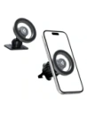 Uchwyt samochodowy na kokpit / do kratki Spigen MFT13 Magnetic MagSafe Dashboard & Vent Car Mount Silver